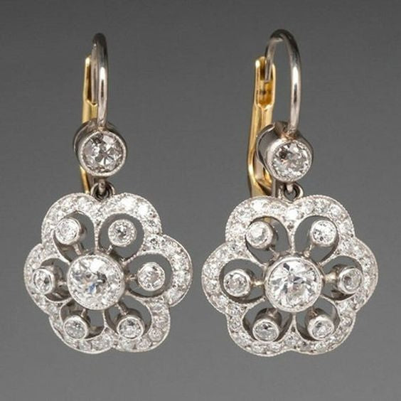 Liora™ | Boucles d’oreilles mandala en cristal