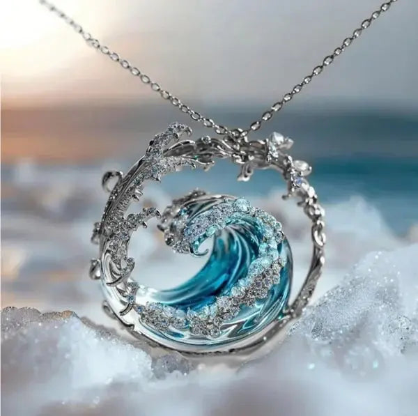 Collier avec pendentif La promesse de l'océan