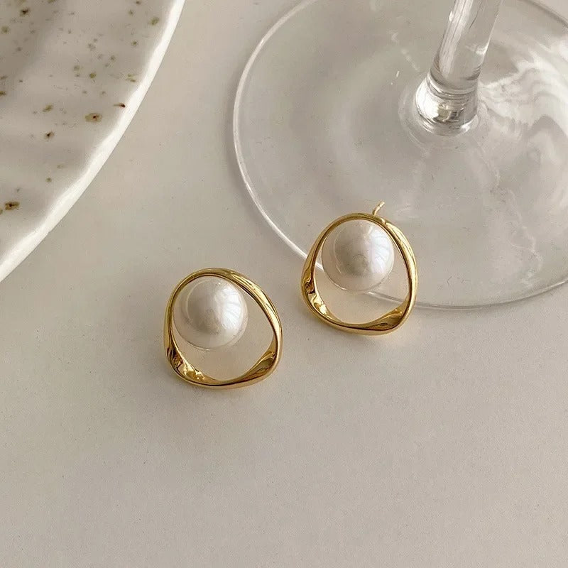 Fabienne™ | Boucles d’oreilles vintage en perles