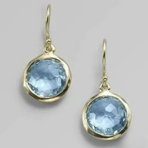 Élise™ | Boucles cristal bleu