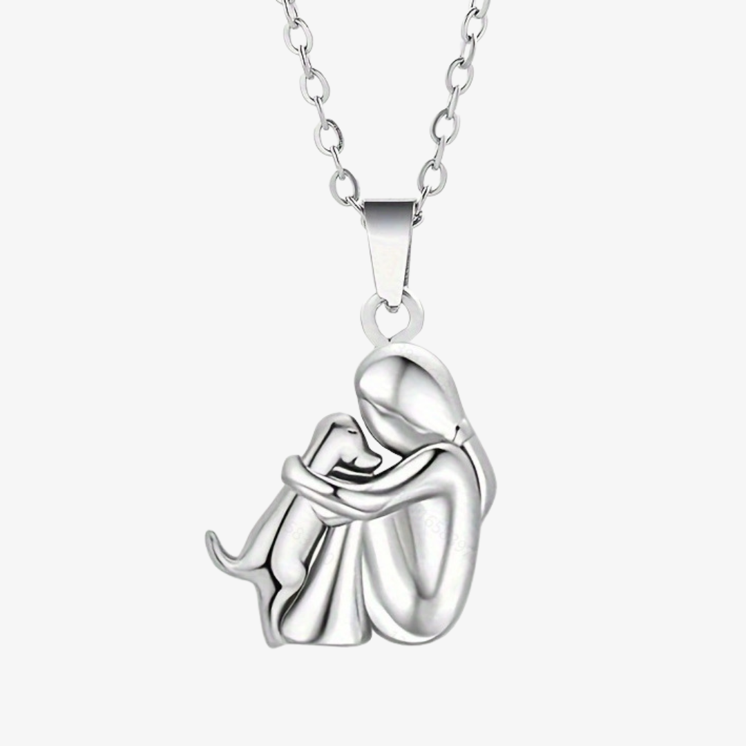 Elin - Collier avec pendentif en forme de chien