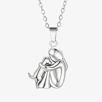 Elin - Collier avec pendentif en forme de chien