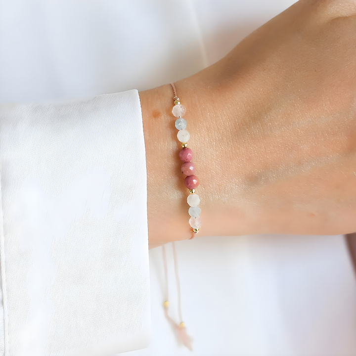 Pulsera Dulce Espera - Celebrando la Maternidad con Piedras Naturales