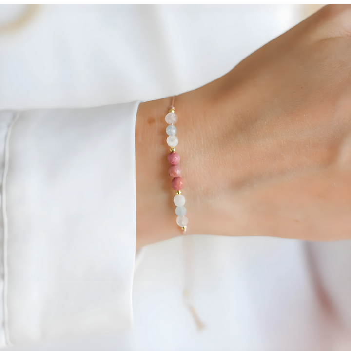 Pulsera Dulce Espera - Celebrando la Maternidad con Piedras Naturales