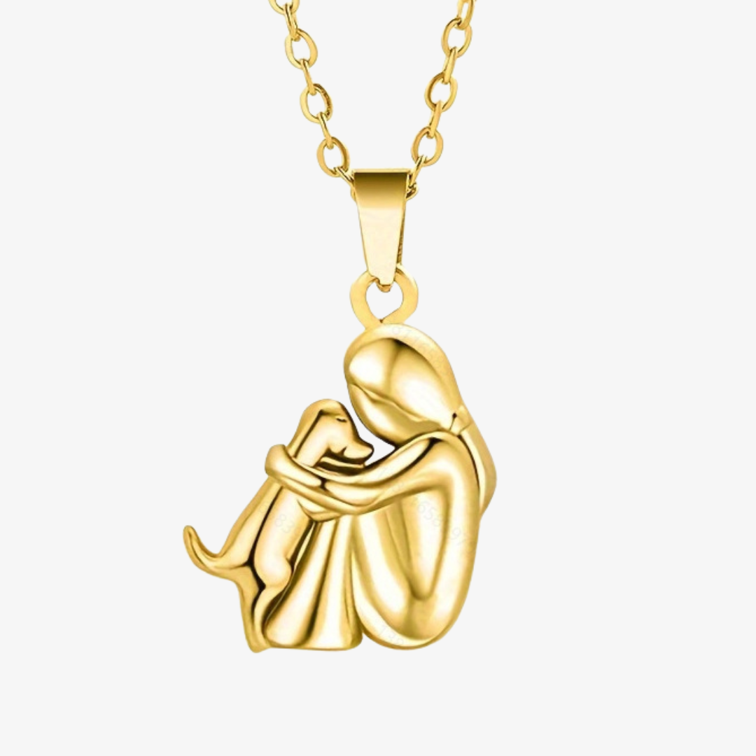 Elin™ | Collier avec pendentif en forme de chien