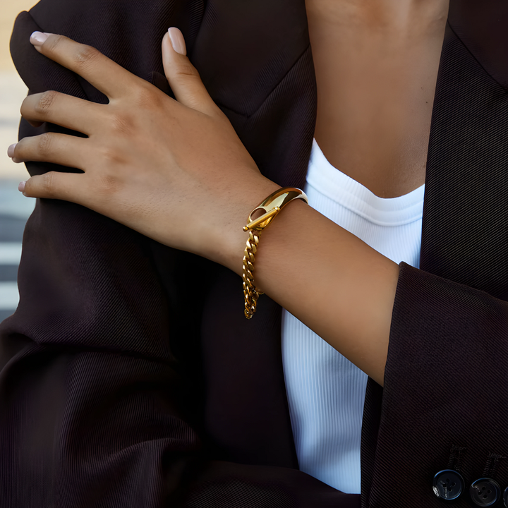 Pulsera Golden Asimétrica
