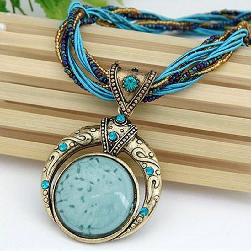 Collier Pendentif Bohème
