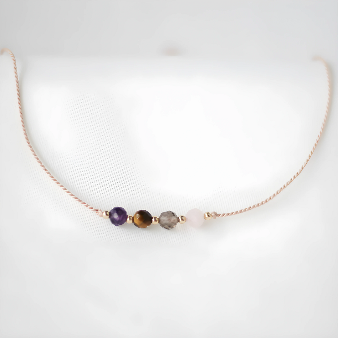 Pulsera Alivio de Ansiedad - Serenidad y Equilibrio con Piedras Naturales