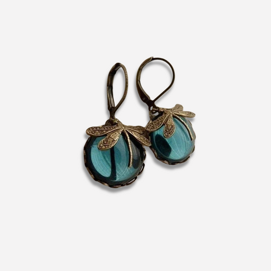 Solène™ | Boucles d’oreilles or vieilli