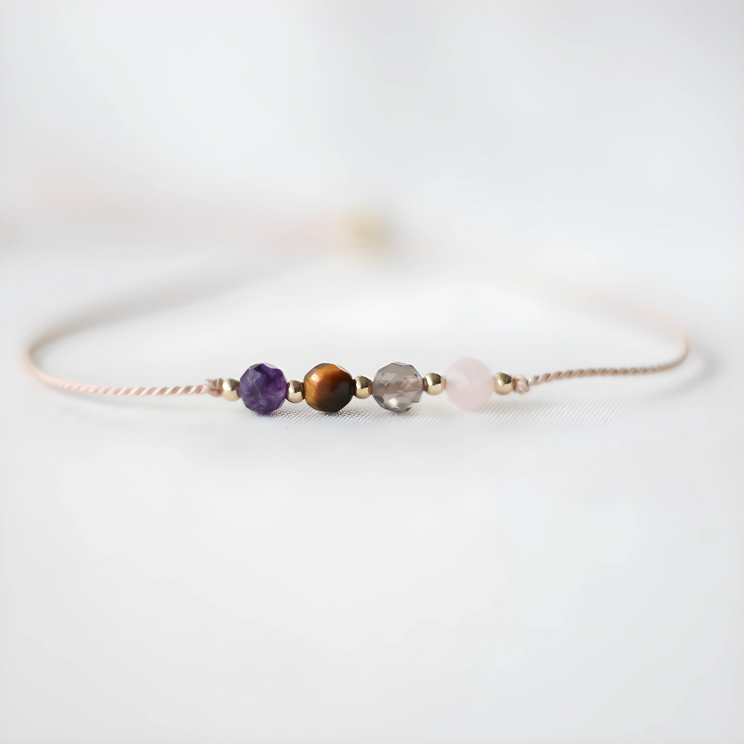 Pulsera Alivio de Ansiedad - Serenidad y Equilibrio con Piedras Naturales