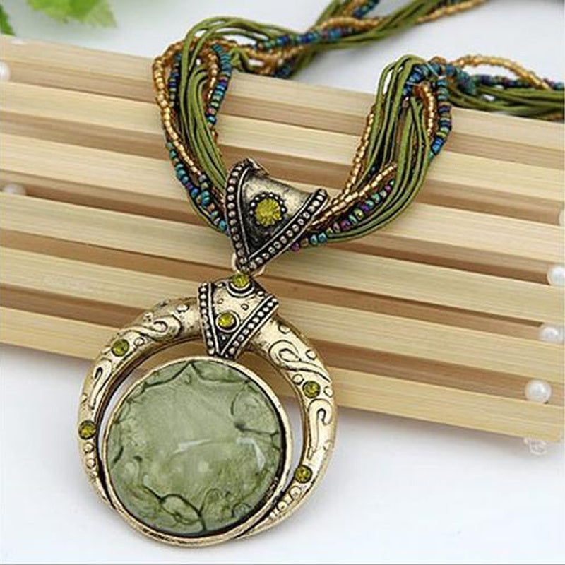 Collier Pendentif Bohème