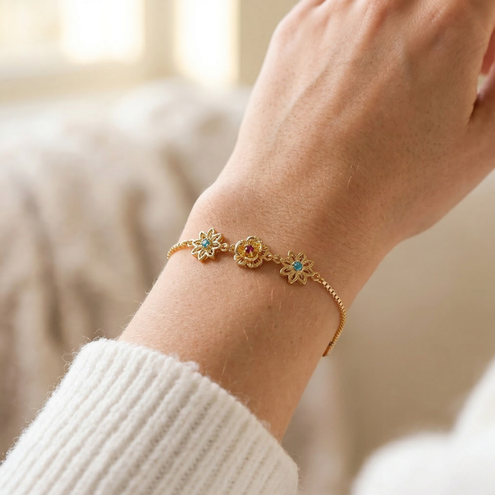 Pulsera Flores de Vida - Personalizable