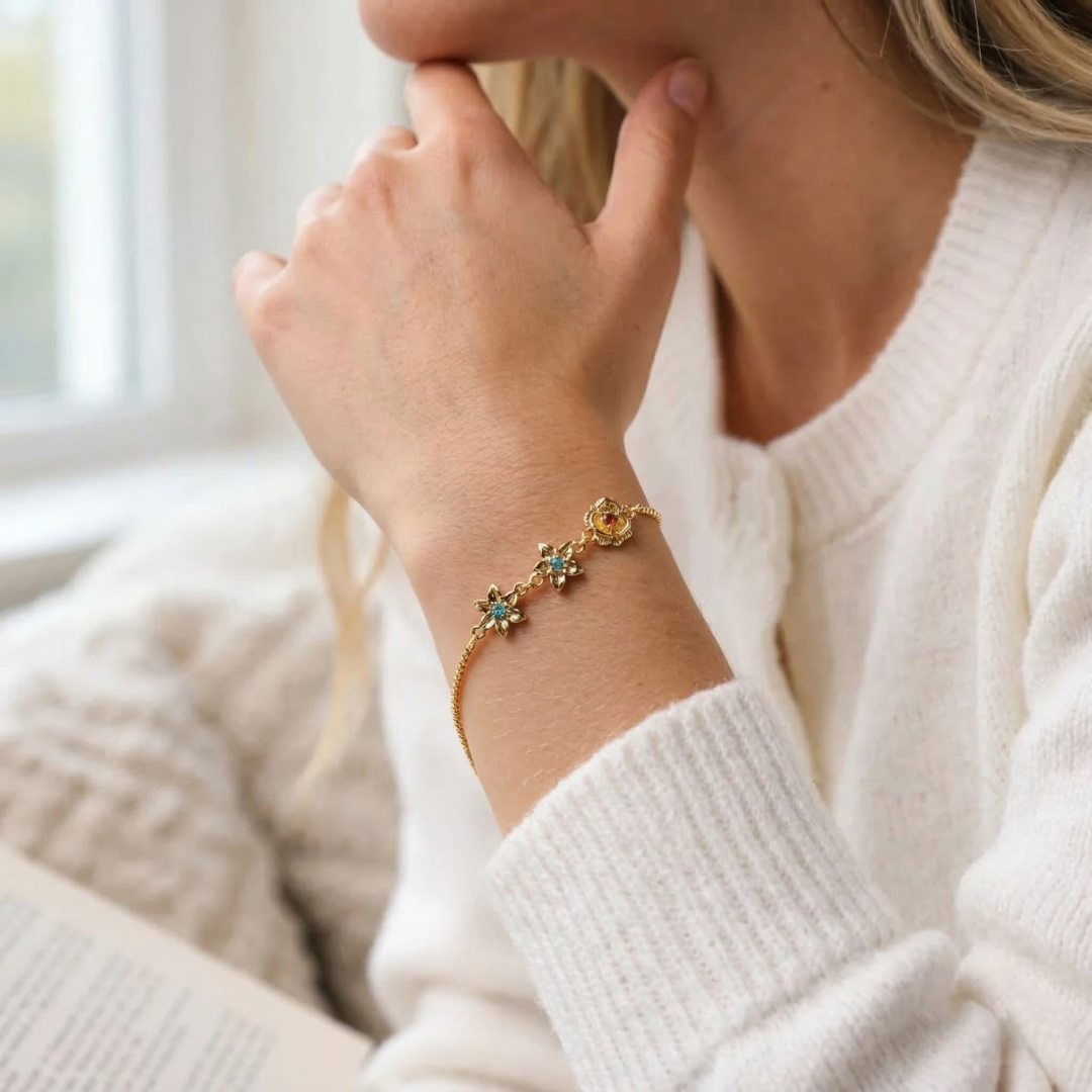 Pulsera Flores de Vida - Personalizable