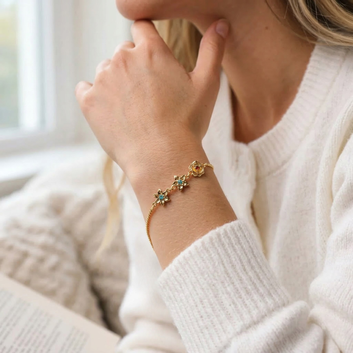 Pulsera Flores de Vida - Personalizable