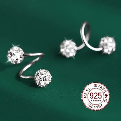 Boucles d'oreilles Supersparkle en zirconium, en argent et or
