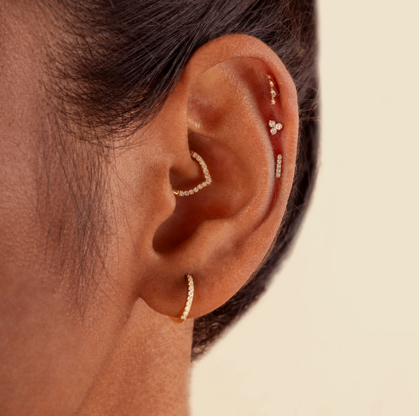 Pendientes Gold Diamond