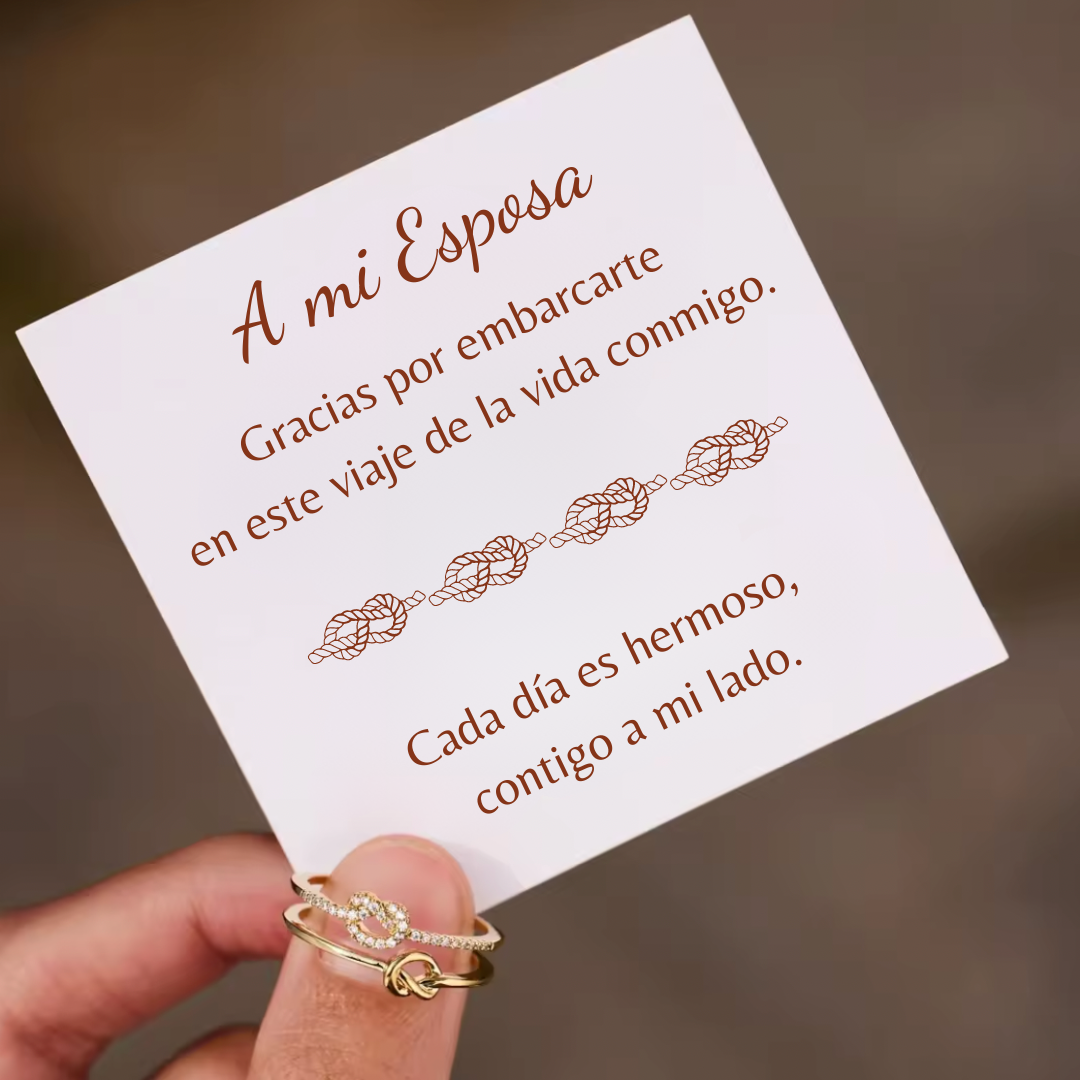 Anillo Amor Entrelazado - Amor y Compromiso