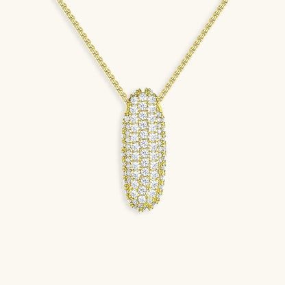 Bubble™ | Collier avec Initiale et Imitation Diamant