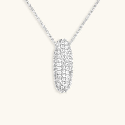 Bubble™ | Collier avec Initiale et Imitation Diamant