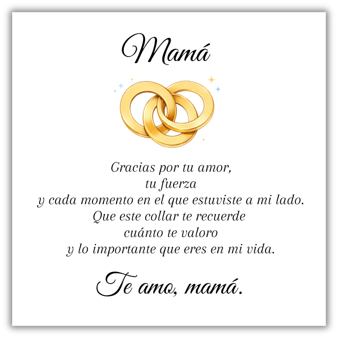 Collar Mamá Personalizado