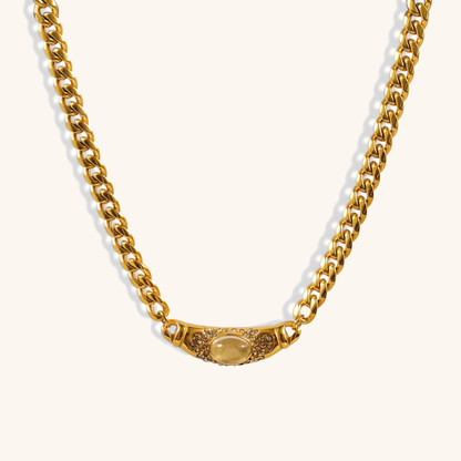 Ornella™ | Collier avec Pierre Vintage