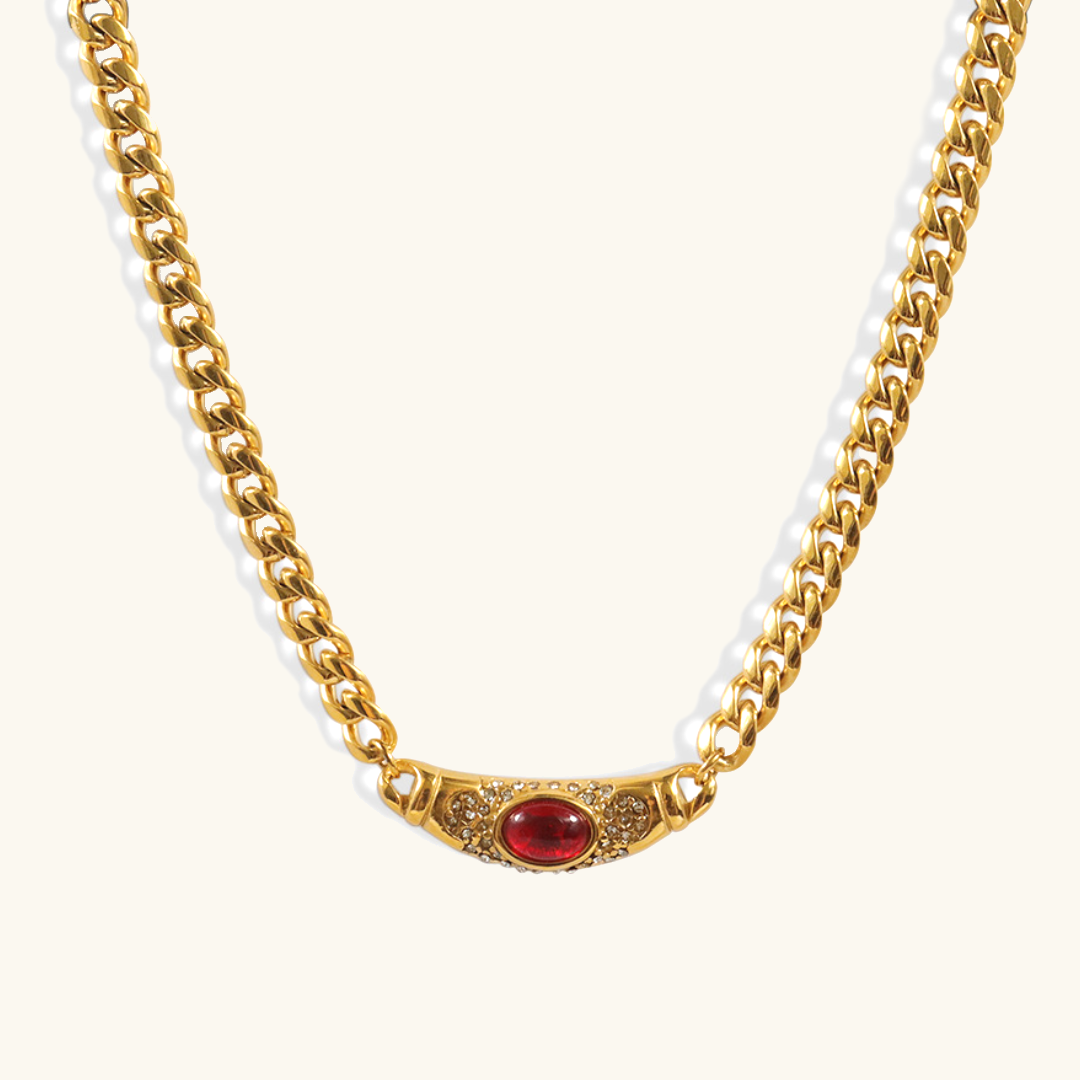 Ornella™ | Collier avec Pierre Vintage