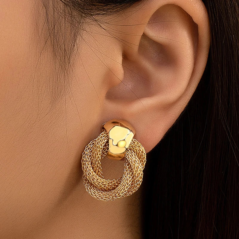 LUNA™ | Boucles d’Oreilles Twist