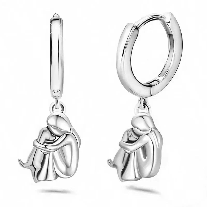 ARIA | BOUCLES D'OREILLES EN ÉTREINTE DE CHIEN