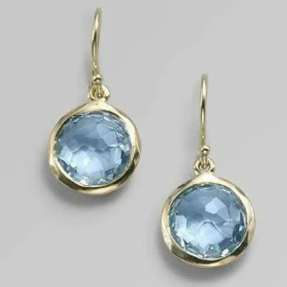 Céleste™ | Boucles d’oreilles bleu ciel
