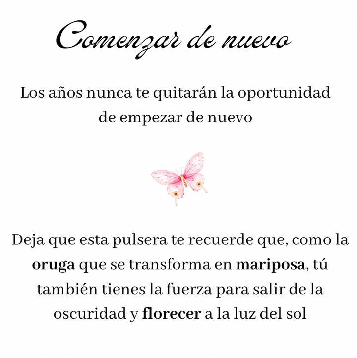 Pulsera Mariposa - Comenzar de nuevo