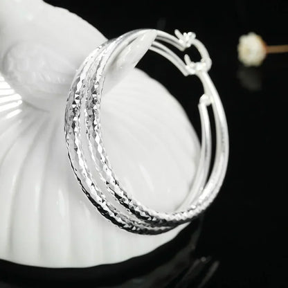 Boucles d'oreilles en argent