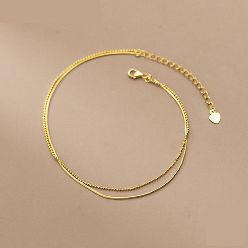 Aurélie™ | Bracelet de Cheville Classique Doré