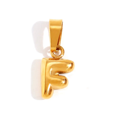 Collier Lettre Bubble Chic