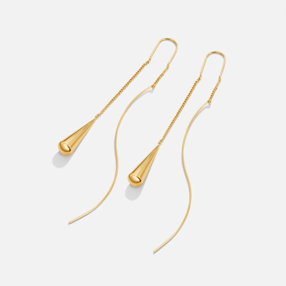 Boucles d'oreilles en goutte avec franges