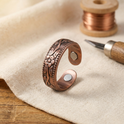 Bague en cuivre Pétale de Marguax