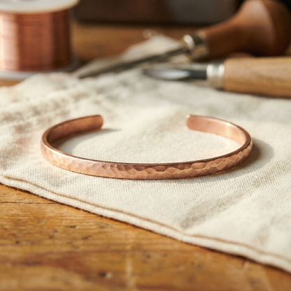 Bracelet de cheville en cuivre sablé Marguax