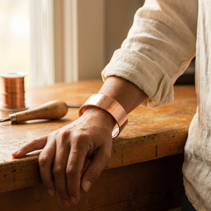 Bracelet en cuivre de l'Atelier Marguax