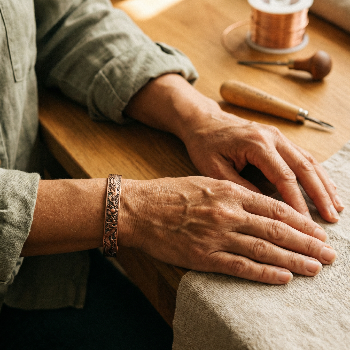 Bracelet en cuivre Marguax's Loam