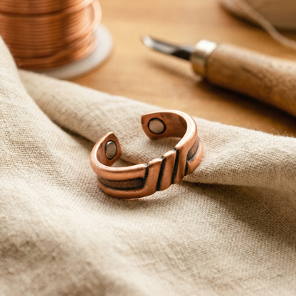 Bague en Cuivre Tourbe de Marguax