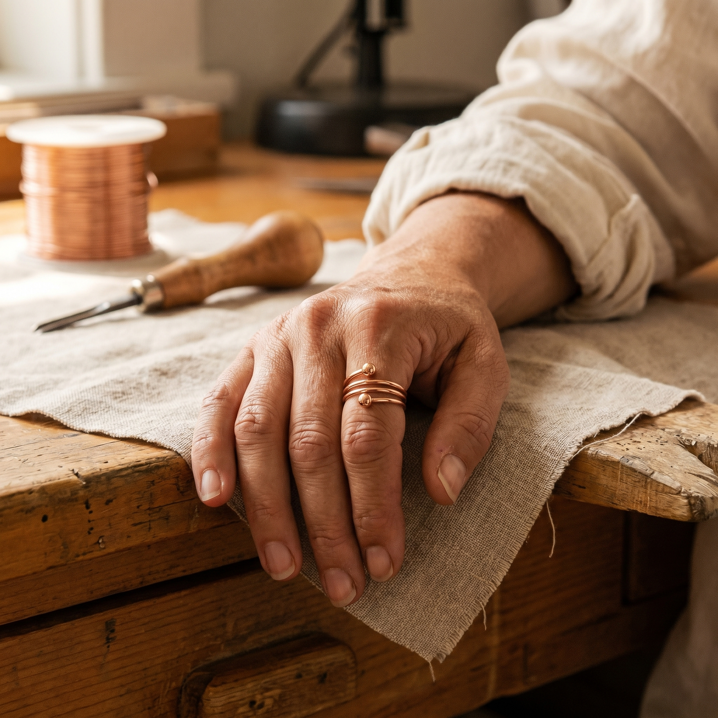 Bague en cuivre Marguax