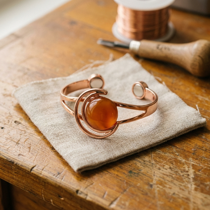 Bracelet en cuivre orange Verae Marguax