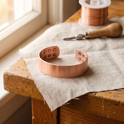 Bracelet en cuivre de l'Atelier Marguax