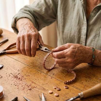 Bracelet de cheville en cuivre Marguax's