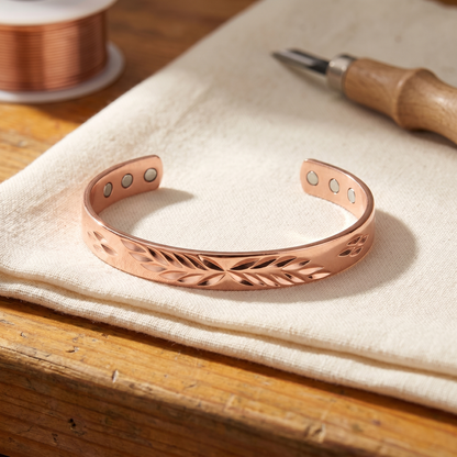 Bracelet en cuivre lunaire Marguax