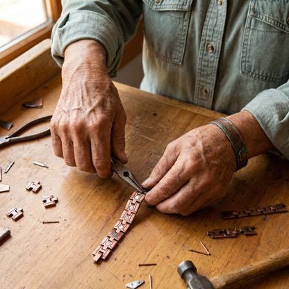 Bracelet en cuivre pour homme par Marguax's Gorse