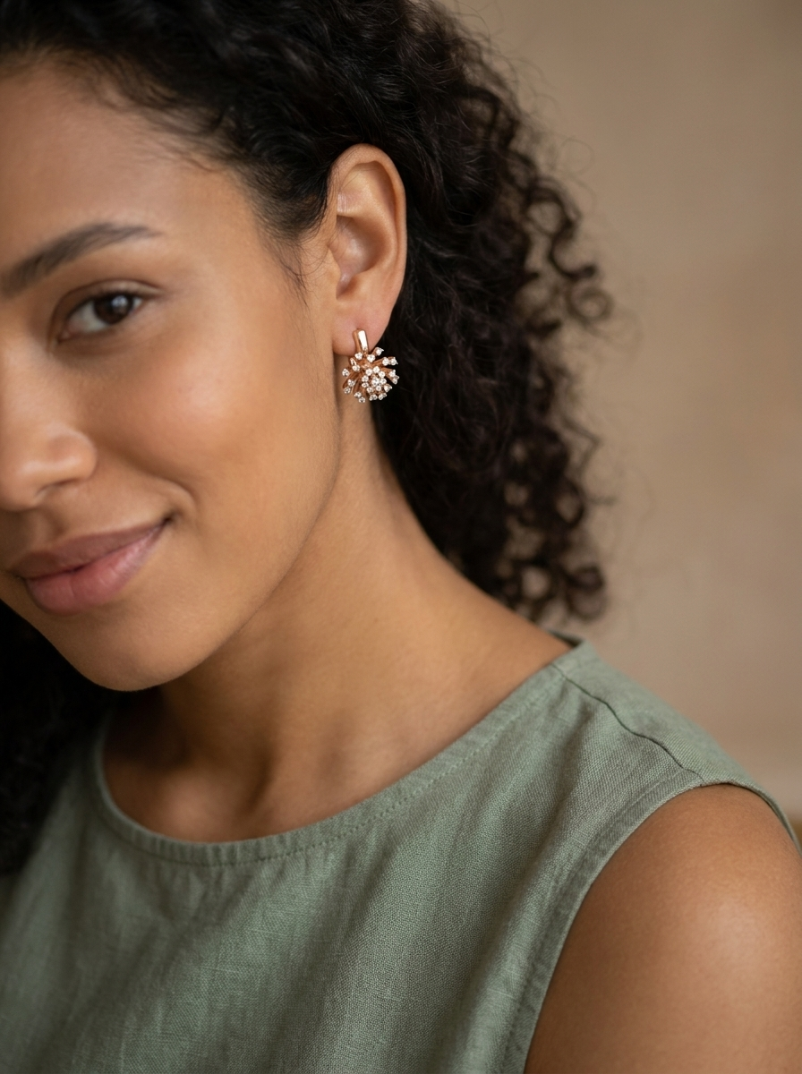 Mandala™ | Boucles d’oreilles vintage en cristal 6
