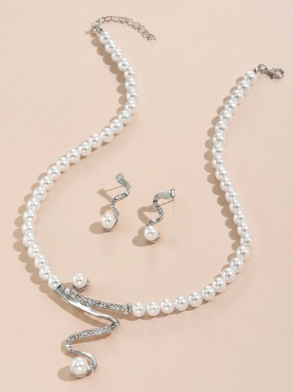 Venus™ | Collier et Boucles d’Oreilles en Perles