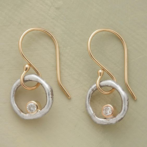 Éva™ | Boucles zircon bicolores