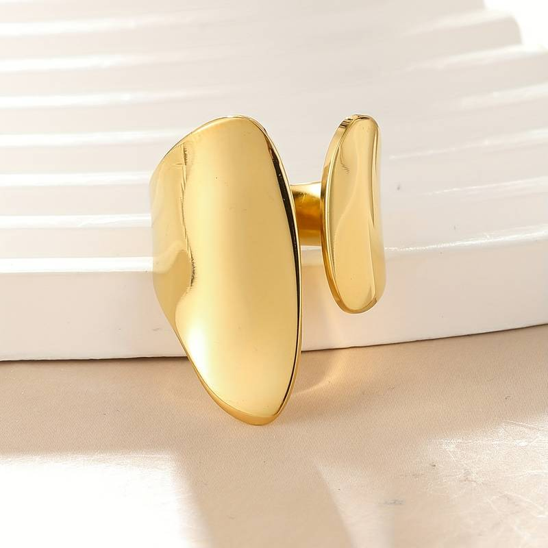 Bague Vintage en Or au Design Ouvert