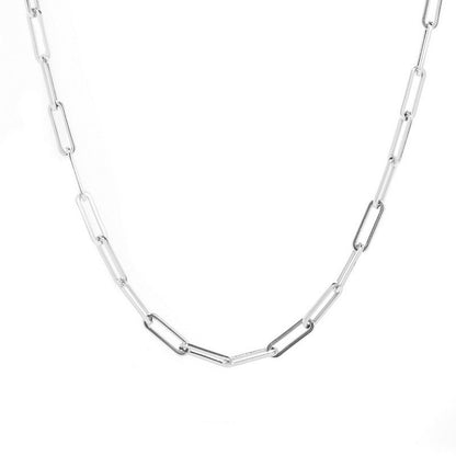 Ledia™ | Collier Maille Paperclip